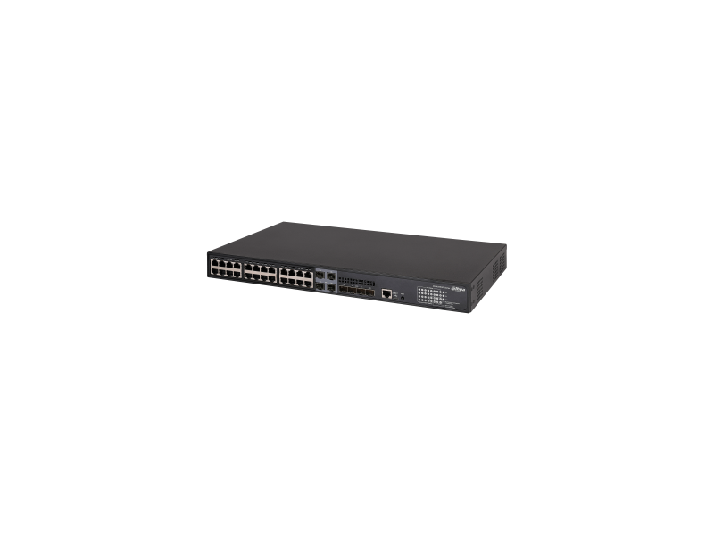 24 Port L3 Managed Gigabit PoE Switch 370W AS5500-24GT4XF-370