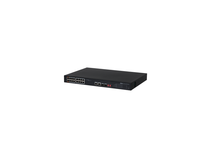 18 Port Unmanaged Switch with 16 PoE Ports 135W PFS3218-16ET-135